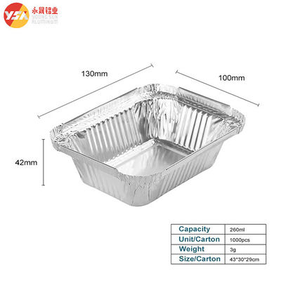 Environmentally friendly and hygienic disposable aluminum foil lunch boxes