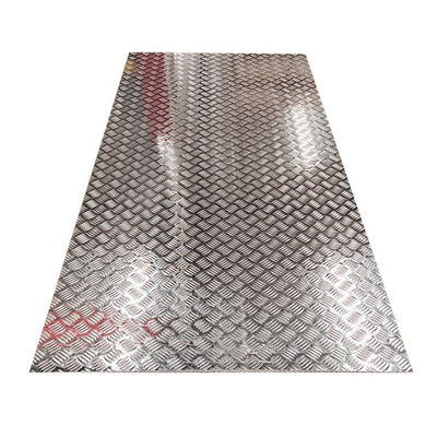 5 Bar Aluminium Checker Plate Pattern Aluminum Plate AA1100 Aluminum Checkered Plate for Elevator Floor