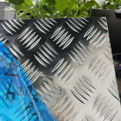 Embossed Diamond Aluminum Plate 5754 5052 Aluminum Checkered Plate 1050 3003 Embossed Aluminum Coil