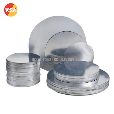 1060 H18 Aluminum Circle Disk Plate 1100 1050 3003 Pan Cookware Custom Diameter High Flatness Burr Free Edge Food Grade