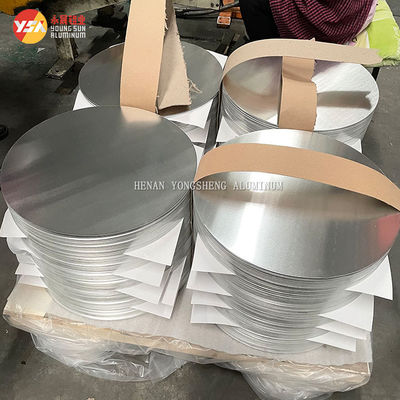 1050 Aluminum Circle Cookwares Lights Custom Diameter High Flatness Burr Free Edge Food Grade