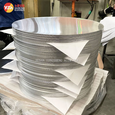 1060 3003 3005 3105 Polish Round Aluminum Circle Disc Custom Diameter High Flatness Burr Free Edge Food Grade
