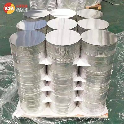 Цветопокрытый PE PVDF Алюминиевый Круглый Диск Круглый Форма По индивидуальному заказу Размер Высокая Плоскость Бескрайние Рыбки Пищевой класс