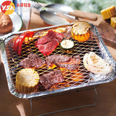 Одноразовый BBQ гриль портативные угольные грили одноразовые грильные подносы