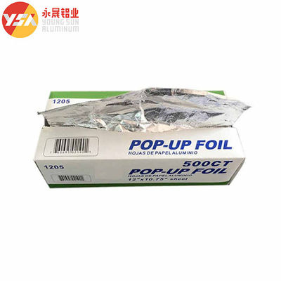 Кухонная листовая алюминиевая фольга Pop-Up, 200/500 шт., фольга для упаковки пищевых продуктов