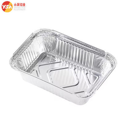 Environmentally friendly and hygienic disposable aluminum foil lunch boxes