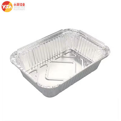 Environmentally friendly and hygienic disposable aluminum foil lunch boxes