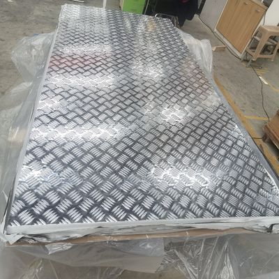 5 Bars Pattern Diamond Aluminum Checker Sheet 5083 Embossed Aluminum Sheet Manufacturer In China